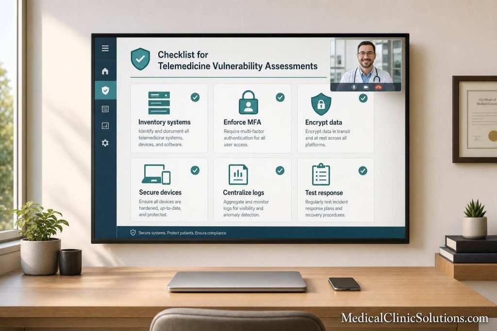 Checklist for Telemedicine Vulnerability Assessments